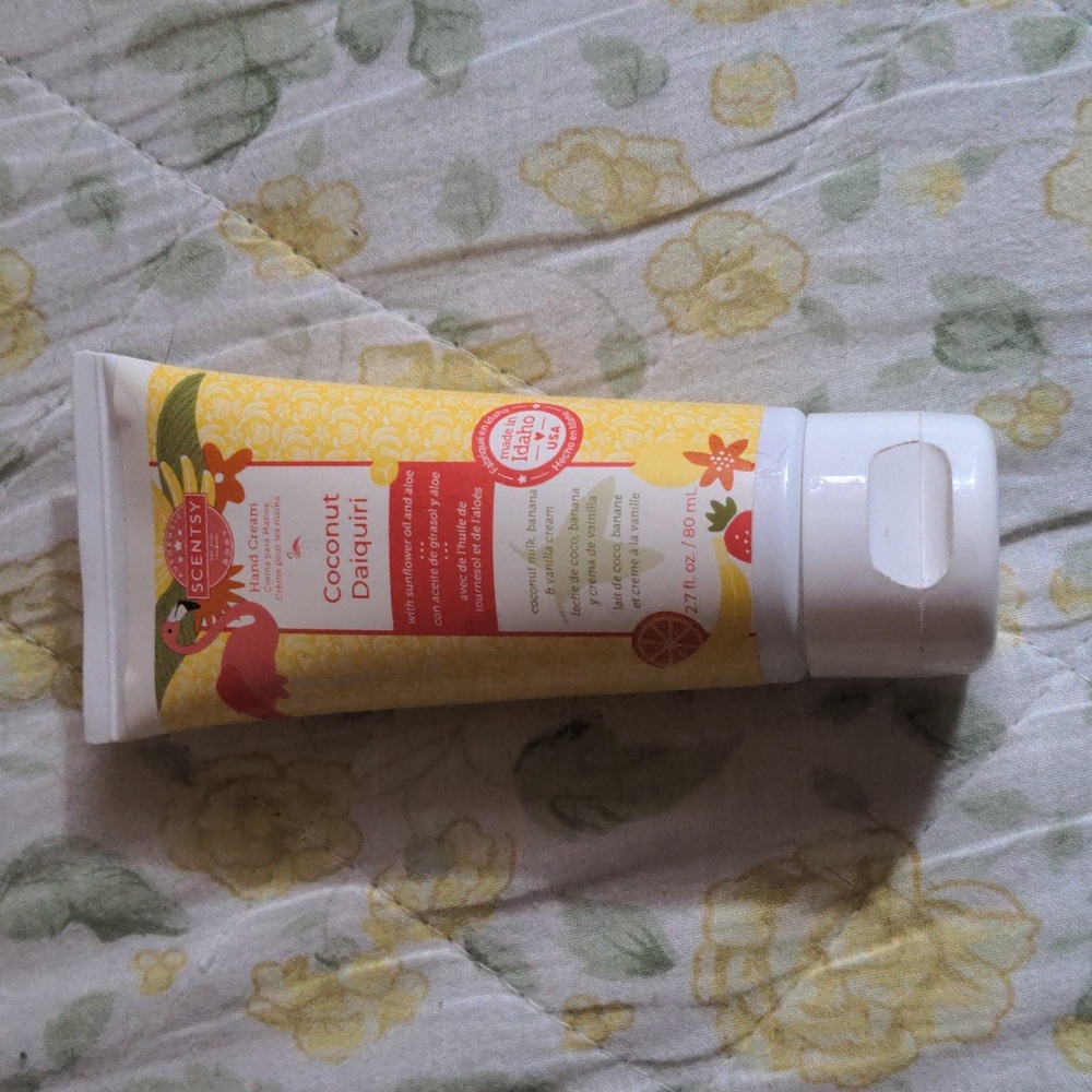 Scentsy Coconut Daiquiri Hand Cream New